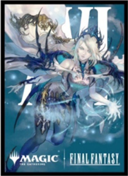 『マジック:ザ・ギャザリング――FINAL FANTASY』 プレイヤーズカードスリーブ MFS-18 「キャラクター」ボーダーレス版 《氷の召喚獣、シヴァ》(80枚入り)